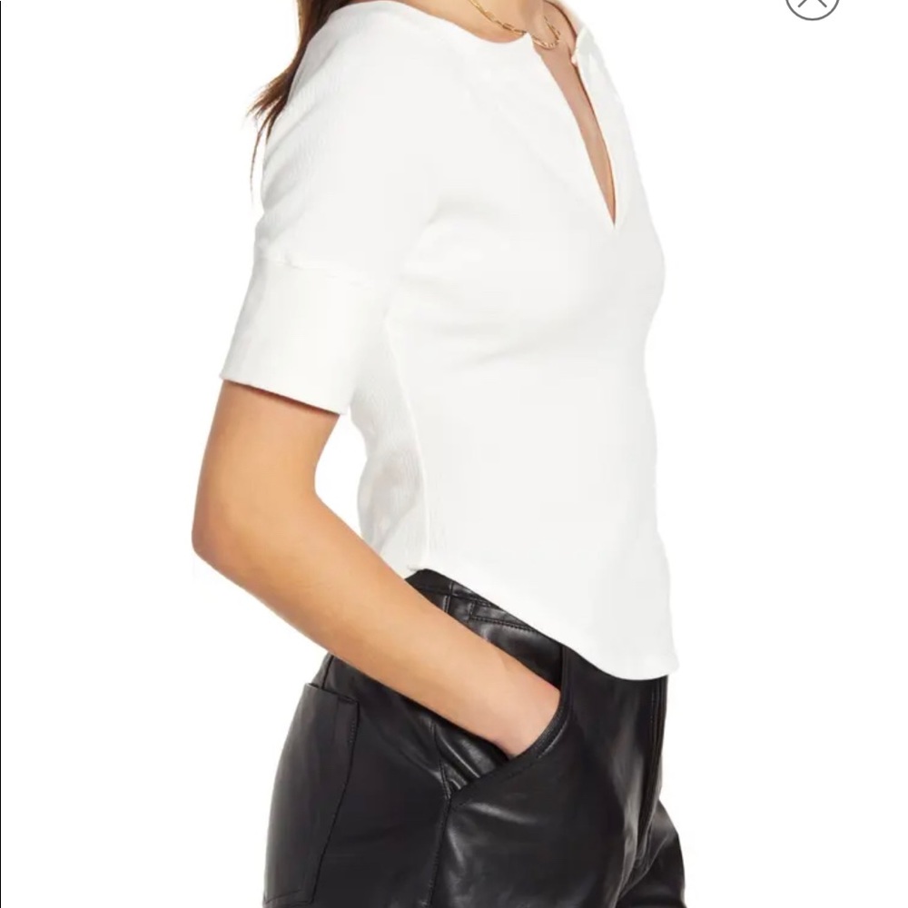 Free People Blake Baby Tee size Size BNWTS $38.00 - Picture 8 of 14
